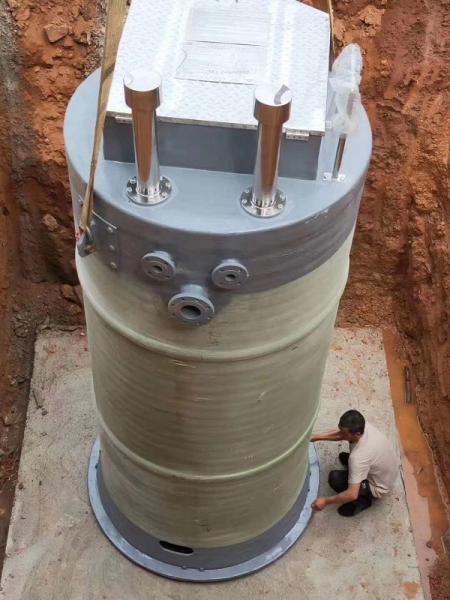 拉萨峨眉山一体化提升泵安装